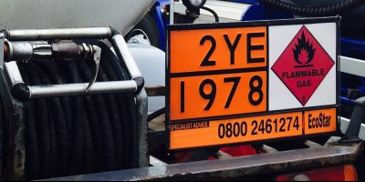 EAC code on hazchem plate